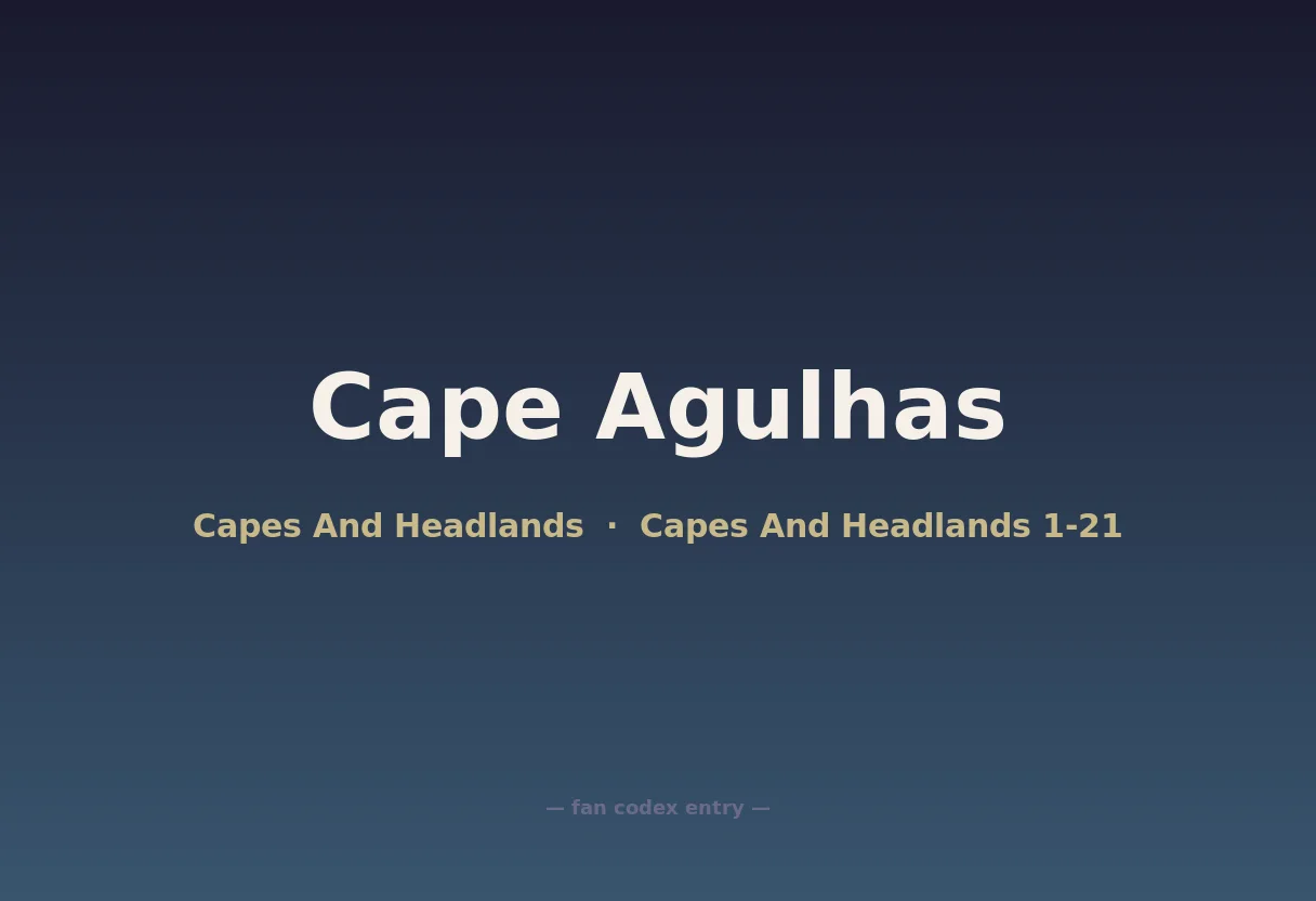 Cape Agulhas