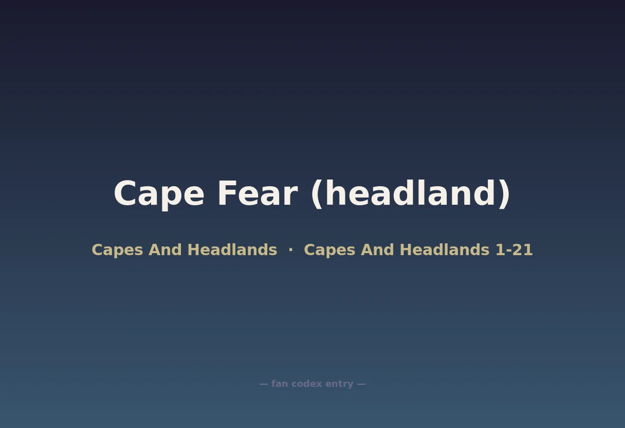 Cape Fear (headland)